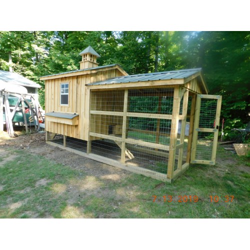 Country Chicken Coop With Run Fully Assembled