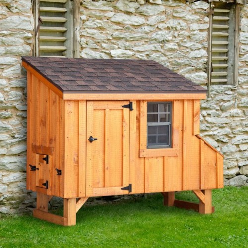 Amish Chicken Coop Lean To